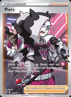 Piers 187/189 Ultra Rare – Darkness Ablaze Pokémon card