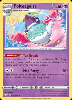 Polteageist 083/189 Uncommon – Darkness Ablaze Pokémon card