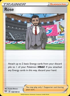 Rose 168/189 Uncommon – Darkness Ablaze Pokémon card