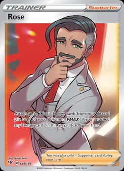Rose 189/189 Ultra Rare – Darkness Ablaze Pokémon card
