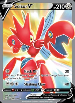 Scizor V 183/189 Ultra Rare – Darkness Ablaze Pokémon card
