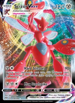 Scizor VMAX 119/189 Ultra Rare – Darkness Ablaze Pokémon card
