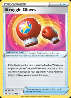 Struggle Gloves 171/189 Uncommon – Darkness Ablaze Pokémon card