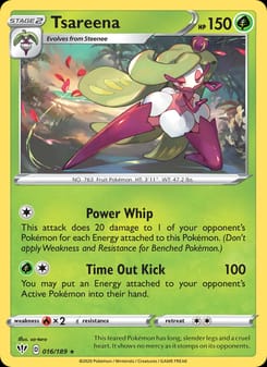 Tsareena 016/189 Rare – Darkness Ablaze Pokémon card