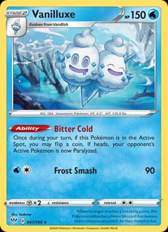 Vanilluxe 047/189 Rare – Darkness Ablaze Pokémon card