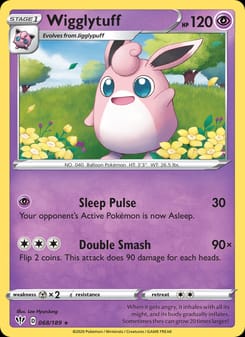 Wigglytuff 068/189 Rare – Darkness Ablaze Pokémon card