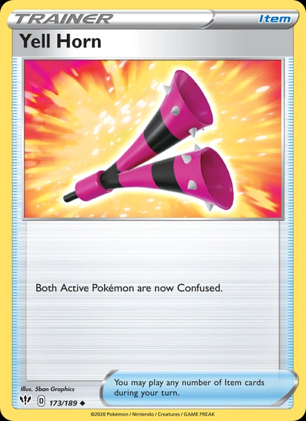 Yell Horn 173/189 Darkness Ablaze Pokémon card