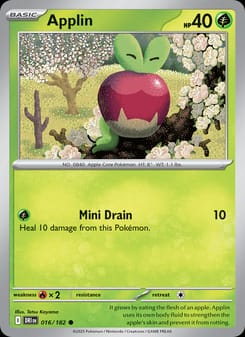 Applin 016/182 Common – Destined Rivals Pokémon card