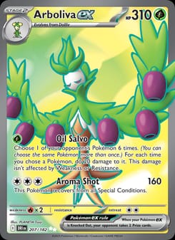 Arboliva ex 207/182 Ultra Rare – Destined Rivals Pokémon card