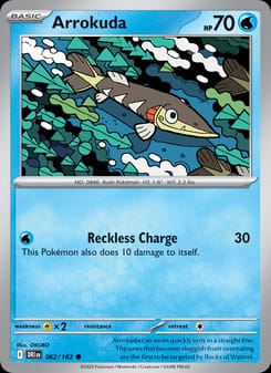Arrokuda 062/182 Common – Destined Rivals Pokémon card