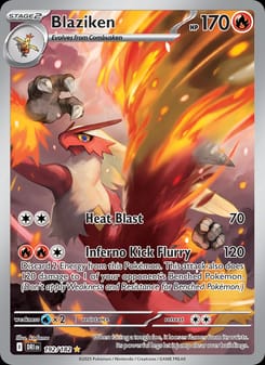 Blaziken 192/182 Illustration Rare – Destined Rivals Pokémon card