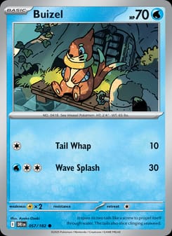 Buizel 057/182 Common – Destined Rivals Pokémon card