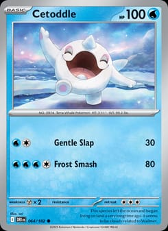 Cetoddle 064/182 Common – Destined Rivals Pokémon card