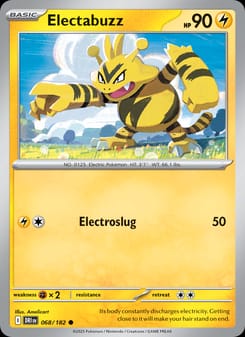 Electabuzz 068/182 Common – Destined Rivals Pokémon card