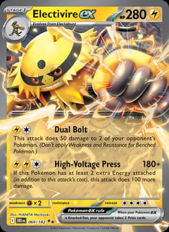 Electivire ex 069/182 Double Rare – Destined Rivals Pokémon card