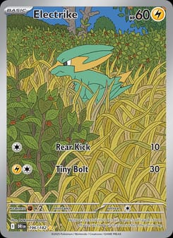 Electrike 196/182 Illustration Rare – Destined Rivals Pokémon card
