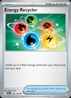 Energy Recycler 164/182 Uncommon – Destined Rivals Pokémon card