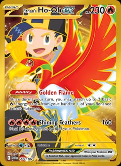 Ethan's Ho-Oh ex 239/182 Hyper Rare – Destined Rivals Pokémon card