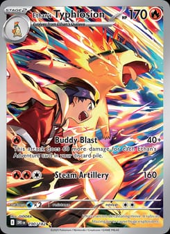 Ethan's Typhlosion 190/182 Illustration Rare – Destined Rivals Pokémon card