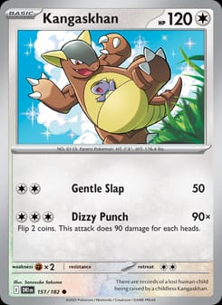 Kangaskhan 151/182 Common – Destined Rivals Pokémon card
