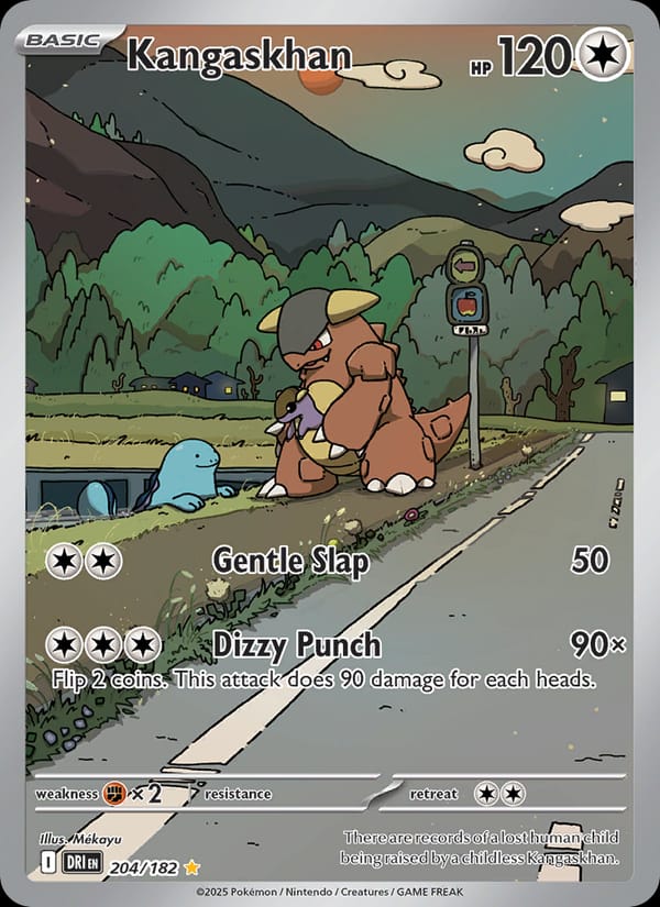 Kangaskhan 204/182 Destined Rivals Pokémon card