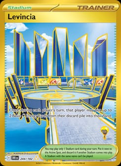 Levincia 244/182 Hyper Rare – Destined Rivals Pokémon card