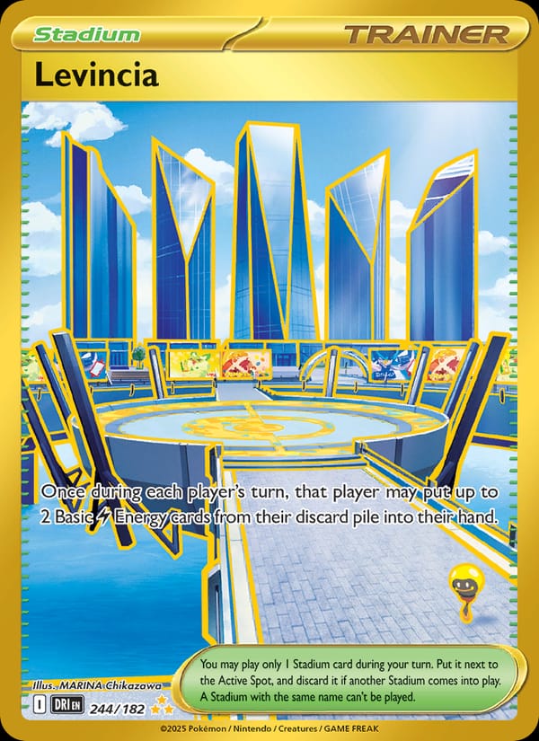 Levincia 244/182 Destined Rivals Pokémon card