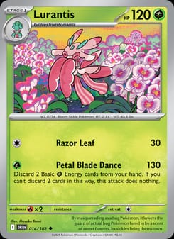 Lurantis 014/182 Uncommon – Destined Rivals Pokémon card