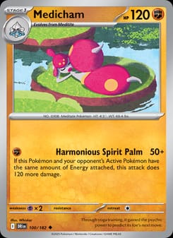 Medicham 100/182 Uncommon – Destined Rivals Pokémon card