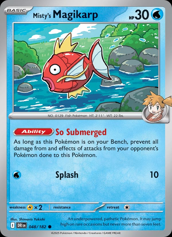 Misty's Magikarp 048/182 Destined Rivals Pokémon card