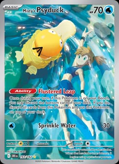Misty's Psyduck 193/182 Illustration Rare – Destined Rivals Pokémon card
