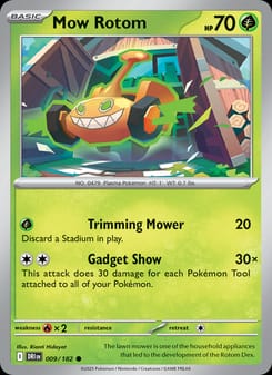 Mow Rotom 009/182 Common – Destined Rivals Pokémon card
