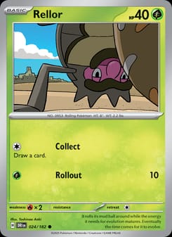 Rellor 024/182 Common – Destined Rivals Pokémon card