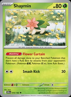 Shaymin 010/182 Uncommon – Destined Rivals Pokémon card