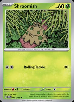 Shroomish 005/182 Common – Destined Rivals Pokémon card