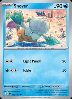 Snover 059/182 Common – Destined Rivals Pokémon card