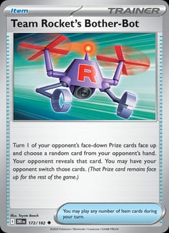 Team Rocket's Bother-Bot 172/182 Uncommon – Destined Rivals Pokémon card