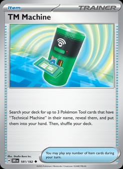 TM Machine 181/182 Uncommon – Destined Rivals Pokémon card