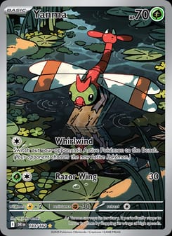 Yanma 183/182 Illustration Rare – Destined Rivals Pokémon card