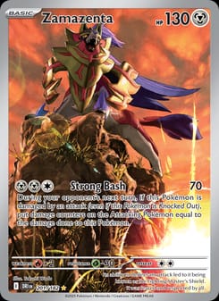 Zamazenta 201/182 Illustration Rare – Destined Rivals Pokémon card