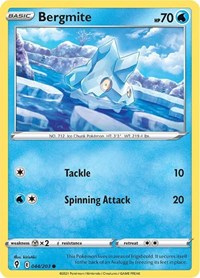 Bergmite 044/203 Common – Evolving Skies Pokémon card