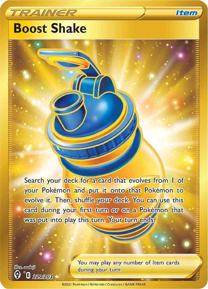 Boost Shake 229/203 Evolving Skies Pokémon card