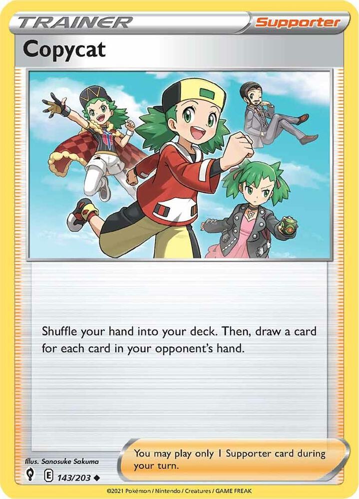 Copycat 143/203 Evolving Skies Pokémon card