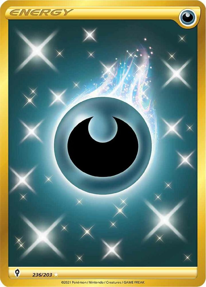 Darkness Energy 236/203 Evolving Skies Pokémon card