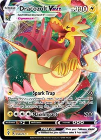 Dracozolt VMAX 059/203 Ultra Rare – Evolving Skies Pokémon card