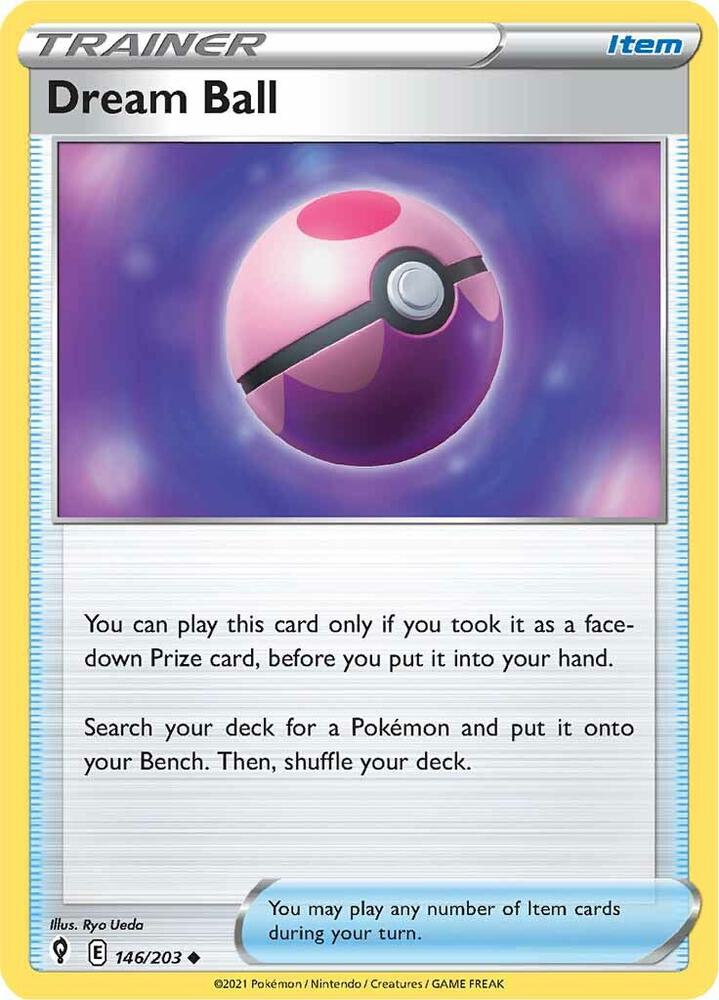 Dream Ball 146/203 Evolving Skies Pokémon card