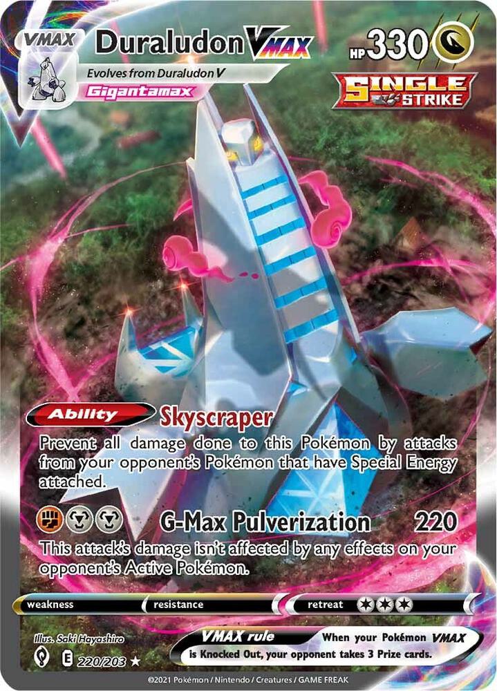 Duraludon VMAX 220/203 Evolving Skies Pokémon card
