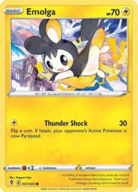 Emolga 057/203 Common – Evolving Skies Pokémon card