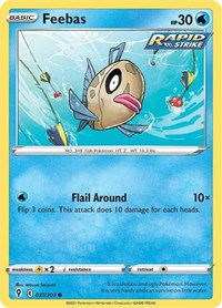 Feebas 037/203 Common – Evolving Skies Pokémon card