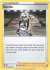 Gordie 149/203 Uncommon – Evolving Skies Pokémon card